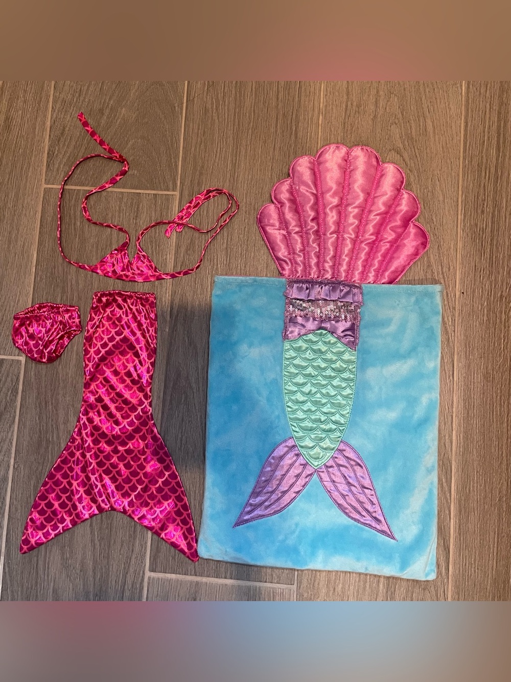 Mermaid 18” Doll Sleeping Bag & Outfit